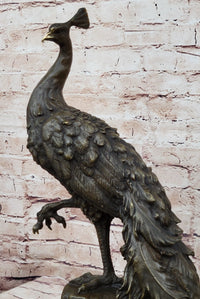 Milo Peacock Bronze Sculpture Bird