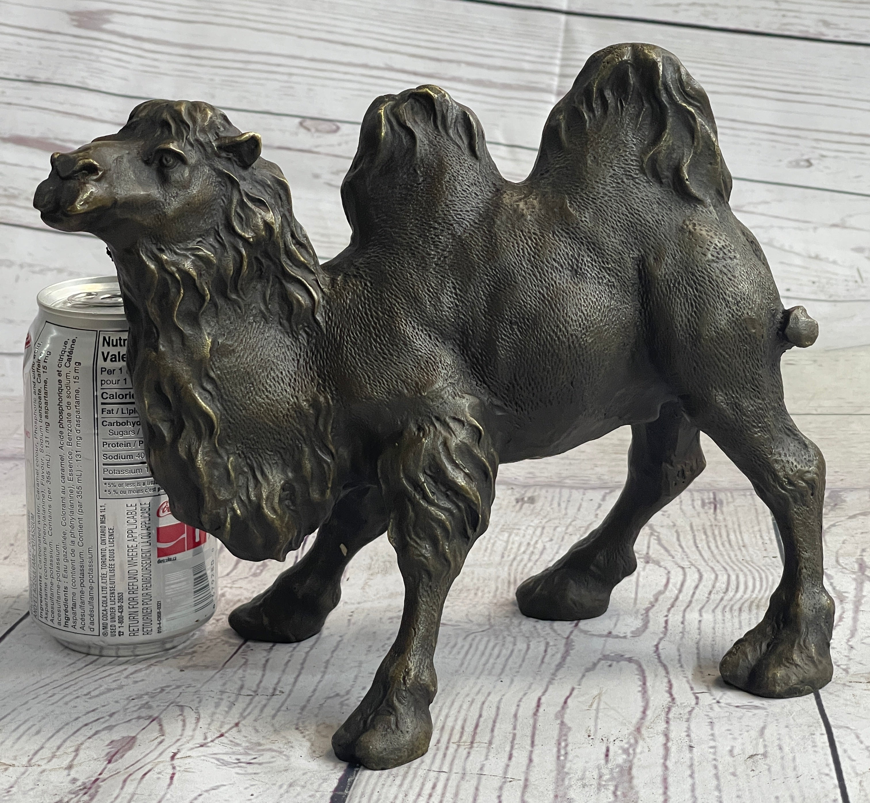 Dromedary or Bactrian Camel Bronze Sculpture Milo 8.5" x 12"