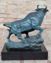 Bull Bronze Sculpture by Milo - Powerful Animal Symbol Art