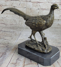 Pheasant Grouse Game Bird Hunter Bronze Marble Trophy