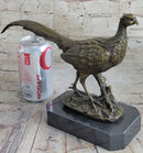 Pheasant Grouse Game Bird Hunter Bronze Marble Trophy