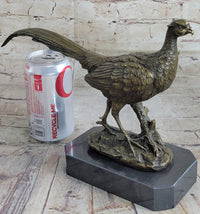Pheasant Grouse Game Bird Hunter Bronze Marble Trophy