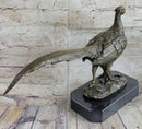 Pheasant Grouse Game Bird Hunter Bronze Marble Trophy