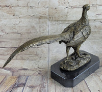 Pheasant Grouse Game Bird Hunter Bronze Marble Trophy
