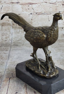 Pheasant Grouse Game Bird Hunter Bronze Marble Trophy
