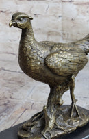 Pheasant Grouse Game Bird Hunter Bronze Marble Trophy