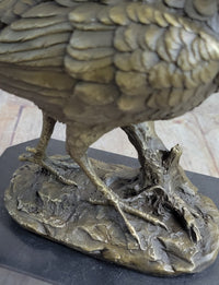Pheasant Grouse Game Bird Hunter Bronze Marble Trophy