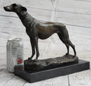 Greyhound Whippet Bronze Sculpture by Fremiet 13" x 10"