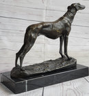 Greyhound Whippet Bronze Sculpture by Fremiet 13" x 10"