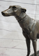 Greyhound Whippet Bronze Sculpture by Fremiet 13" x 10"