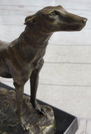 Greyhound Whippet Bronze Sculpture by Fremiet 13" x 10"