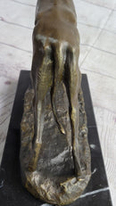 Greyhound Whippet Bronze Sculpture by Fremiet 13" x 10"