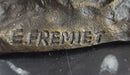 Greyhound Whippet Bronze Sculpture by Fremiet 13" x 10"