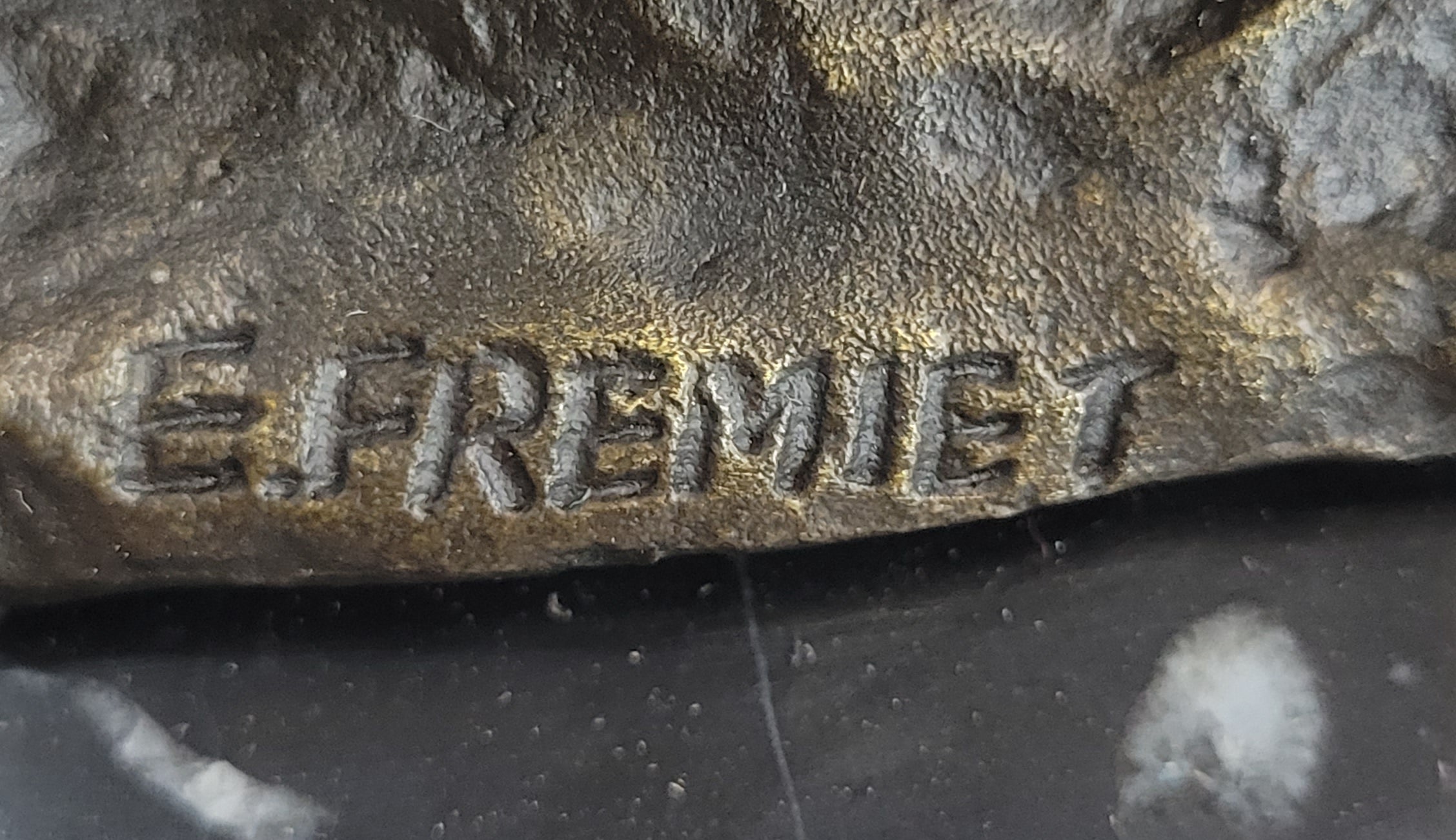 Greyhound Whippet Bronze Sculpture by Fremiet 13" x 10"