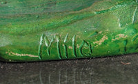 Real Bronze Stork Egret Crane Heron Sculpture Milo