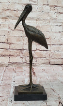 Bronze Stork Sculpture – Elegant Bird for Indoor or Outdoor
