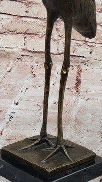 Bronze Stork Sculpture – Elegant Bird for Indoor or Outdoor