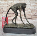 Abstract Modern Art Ape Monkey Bronze Sculpture Marble Sale