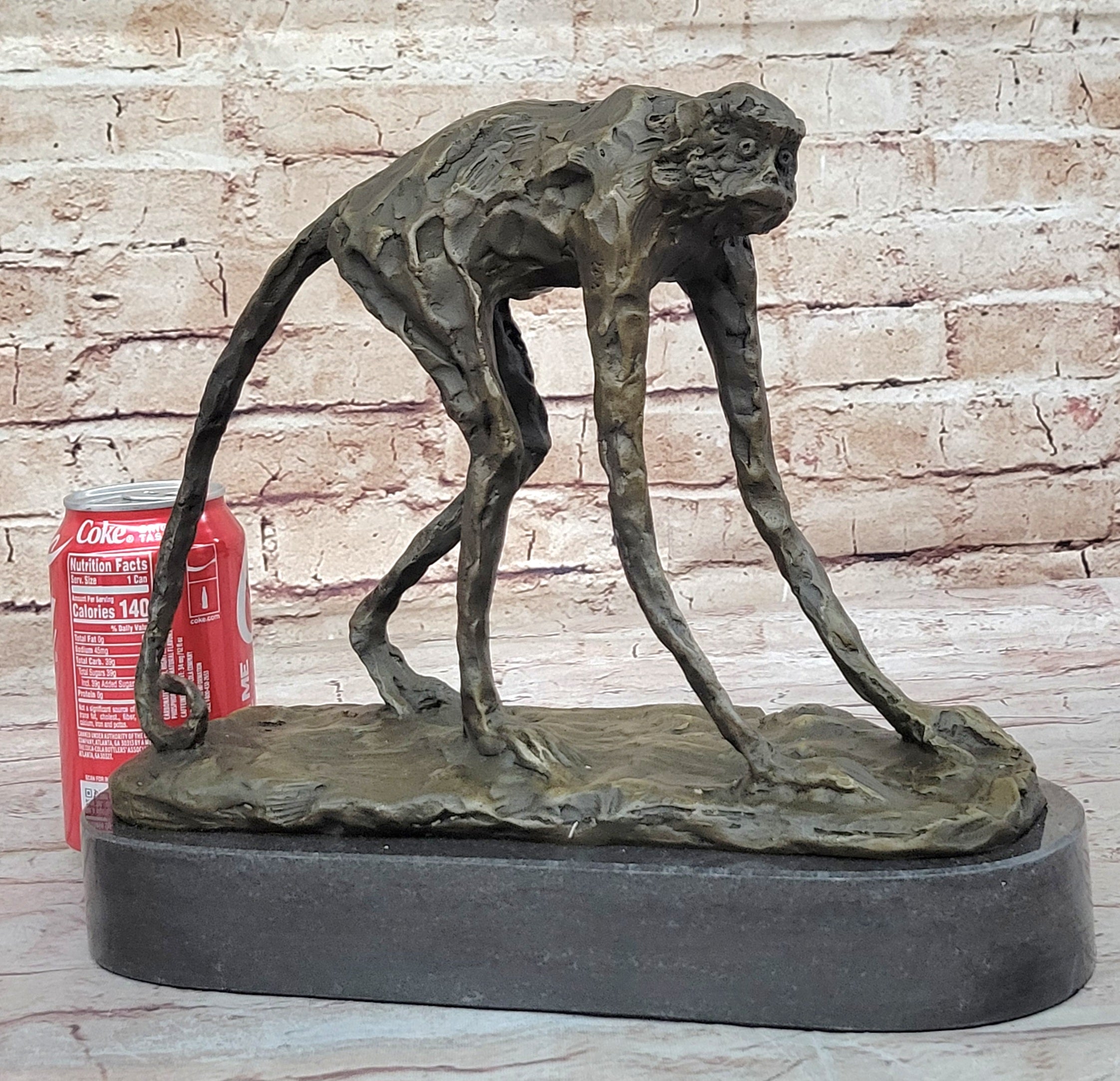 Abstract Modern Art Ape Monkey Bronze Sculpture Marble Sale