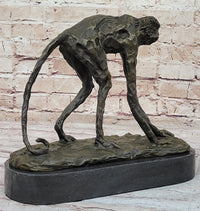 Abstract Modern Art Ape Monkey Bronze Sculpture Marble Sale