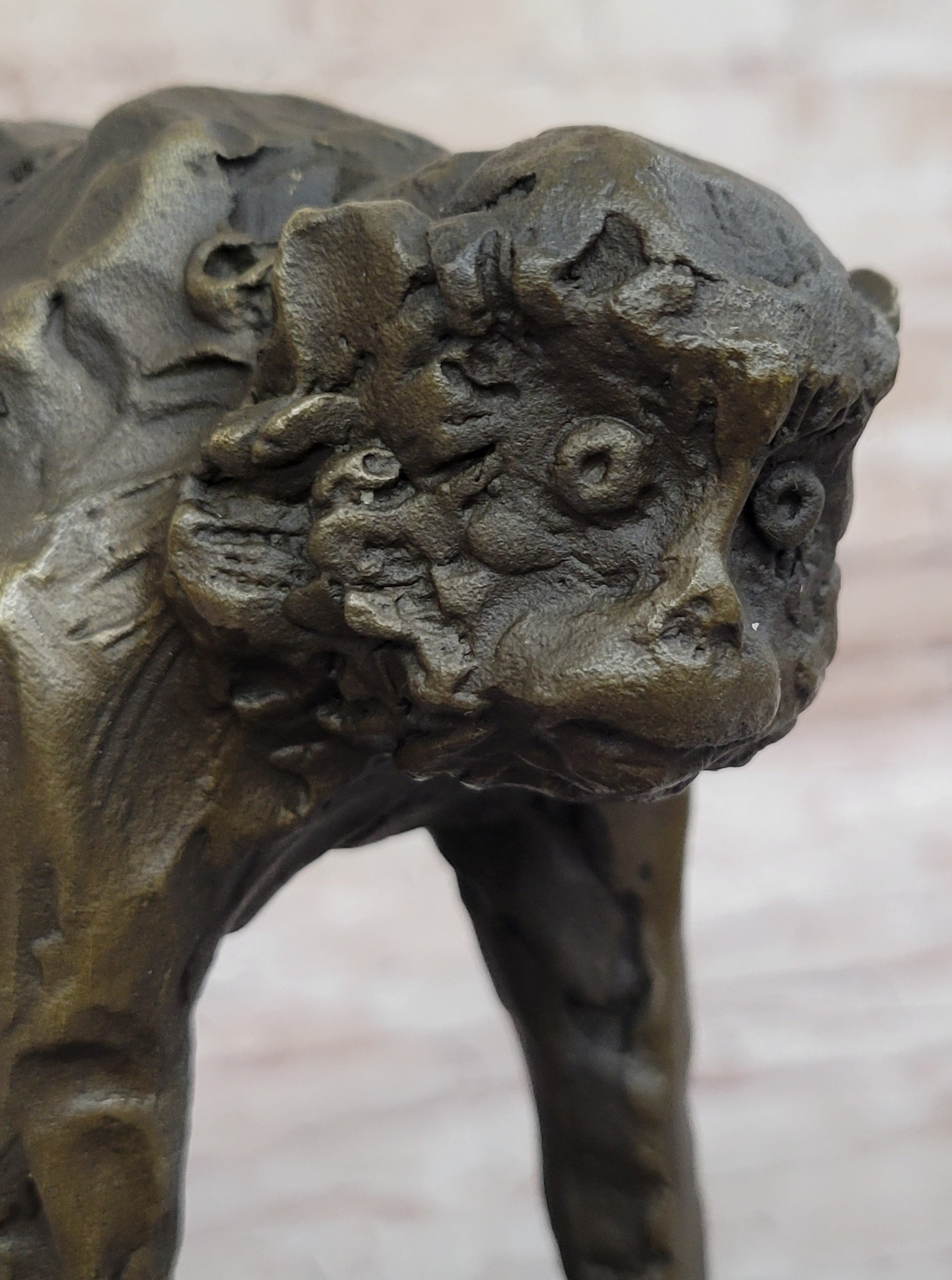 Abstract Modern Art Ape Monkey Bronze Sculpture Marble Sale