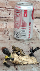 Vienna Bronze Sculpture by Bergman: Arab Man with Monkey