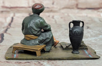 Franz Bergman ''Arabian Potter'' Cold-Painted Vienna Bronze Figure Sculpture