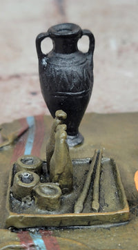 Franz Bergman ''Arabian Potter'' Cold-Painted Vienna Bronze Figure Sculpture