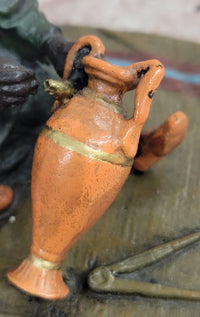 Franz Bergman ''Arabian Potter'' Cold-Painted Vienna Bronze Figure Sculpture
