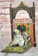 Franz Bergman Austrian Orientalist Cold-Painted Bronze Sculpture Statue