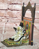 Franz Bergman Austrian Orientalist Cold-Painted Bronze Sculpture Statue