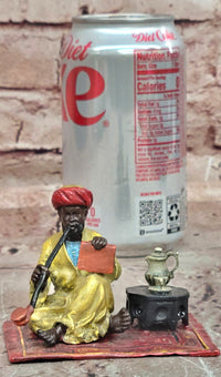 After Bergman, Vienna Bronze Arab Man Smoking Pipe