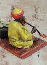 After Bergman, Vienna Bronze Arab Man Smoking Pipe