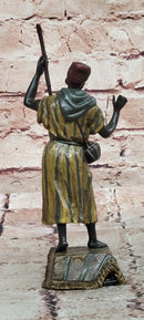 Austrian Cold Painted Figure of a Musician, after Franz Bergmann Hand Made