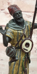 Austrian Cold Painted Figure of a Musician, after Franz Bergmann Hand Made