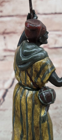 Austrian Cold Painted Figure of a Musician, after Franz Bergmann Hand Made