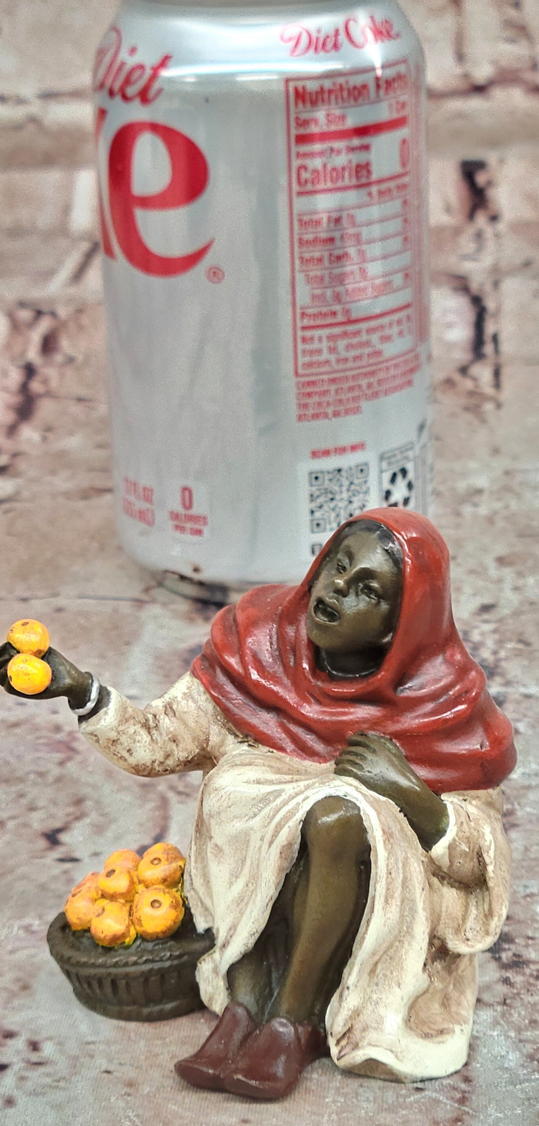 Franz Berman Fruit Seller Orientalist Genuine Bronze Sculpture Statue