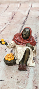 Franz Berman Fruit Seller Orientalist Genuine Bronze Sculpture Statue