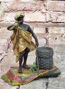 Franze Bergman Vienna Snake Charmer Genuine Bronze Sculpture Figurine