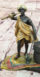 Franze Bergman Vienna Snake Charmer Genuine Bronze Sculpture Figurine