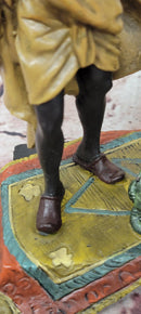 Franze Bergman Vienna Snake Charmer Genuine Bronze Sculpture Figurine