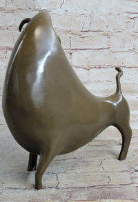 Abstract Bull Limited Edition Signed Original Williams Bronze