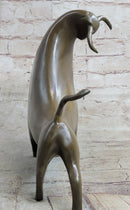 Abstract Bull Limited Edition Signed Original Williams Bronze