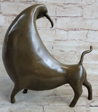Abstract Bull Limited Edition Signed Original Williams Bronze
