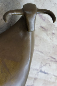 Abstract Bull Limited Edition Signed Original Williams Bronze