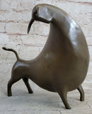 Abstract Bull Limited Edition Signed Original Williams Bronze