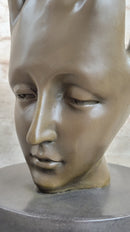 Signed Salvador Dali Gesture Hand Brown Patina Bronze Sculpture