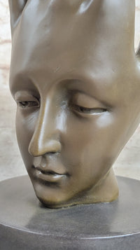 Signed Salvador Dali Gesture Hand Brown Patina Bronze Sculpture