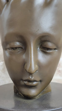 Signed Salvador Dali Gesture Hand Brown Patina Bronze Sculpture