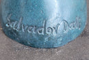 Salvador Dali Human Face Bronze Sculpture Special Patina